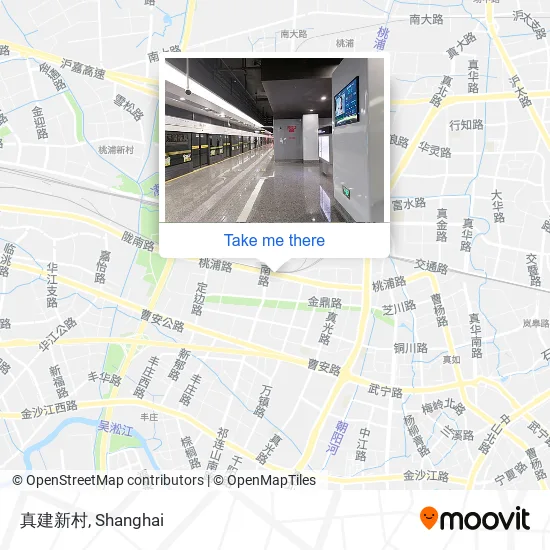 真建新村 map
