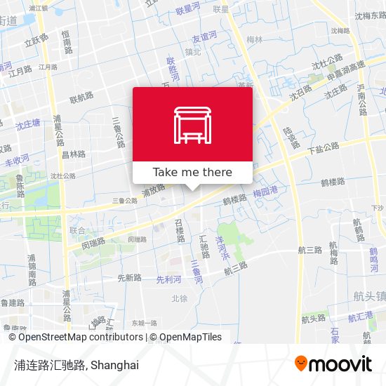 浦连路汇驰路 map