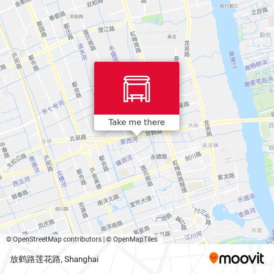放鹤路莲花路 map
