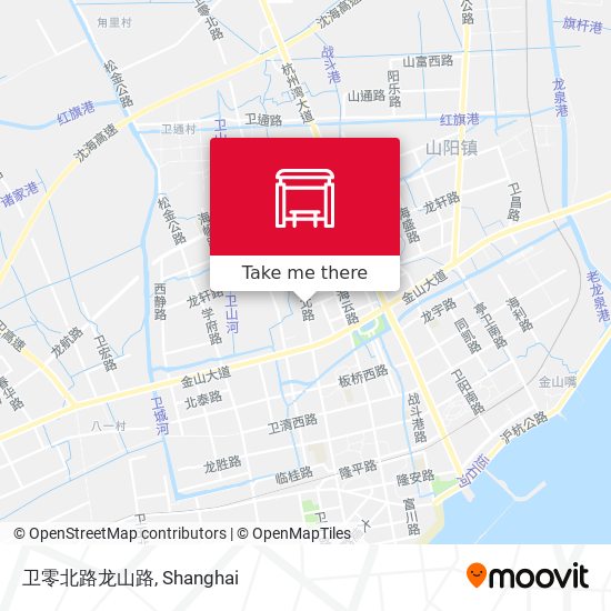 卫零北路龙山路 map