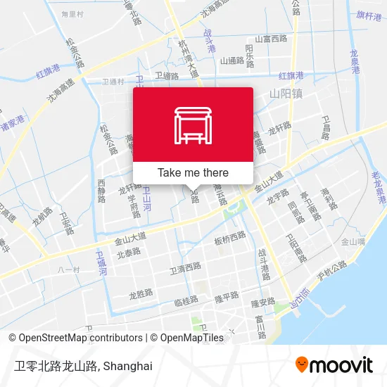 卫零北路龙山路 map