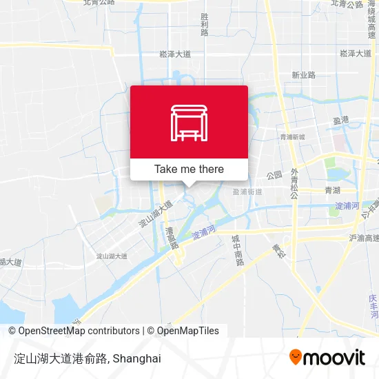 淀山湖大道港俞路 map