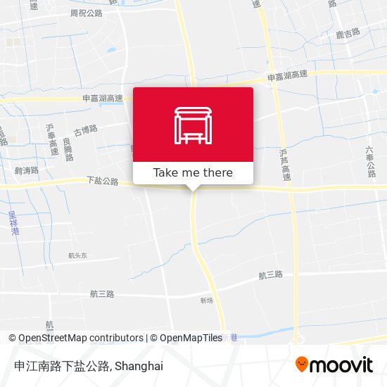 申江南路下盐公路 map