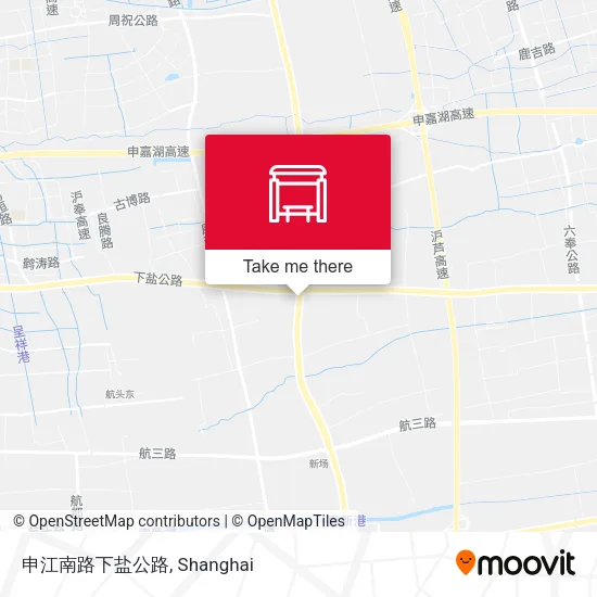 申江南路下盐公路 map