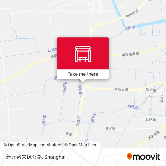 新元路朱枫公路 map