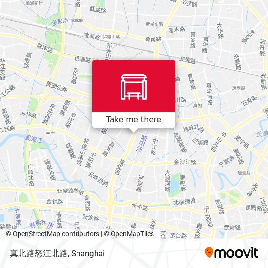 真北路怒江北路 map