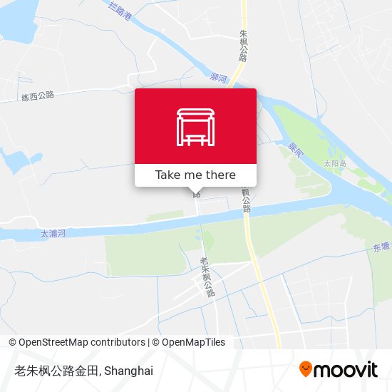 老朱枫公路金田 map