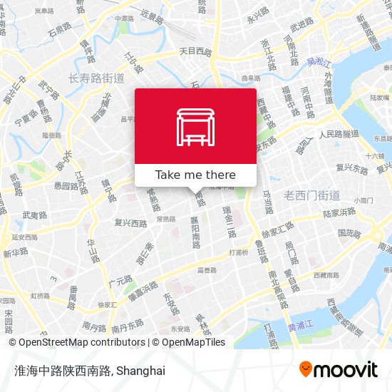 淮海中路陕西南路 map