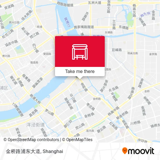 金桥路浦东大道 map