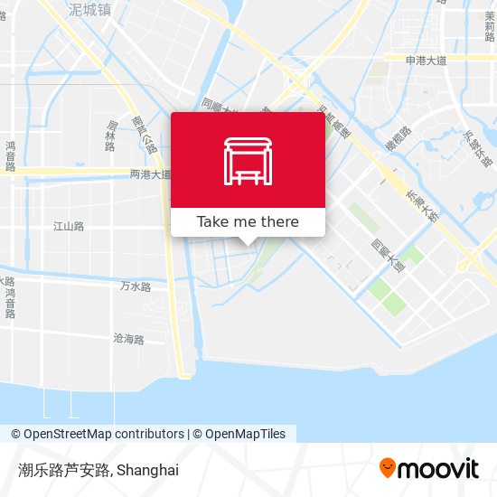潮乐路芦安路 map