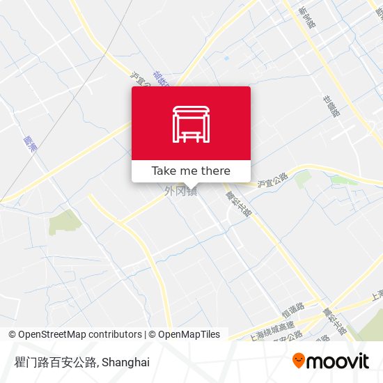 瞿门路百安公路 map