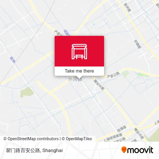 瞿门路百安公路 map