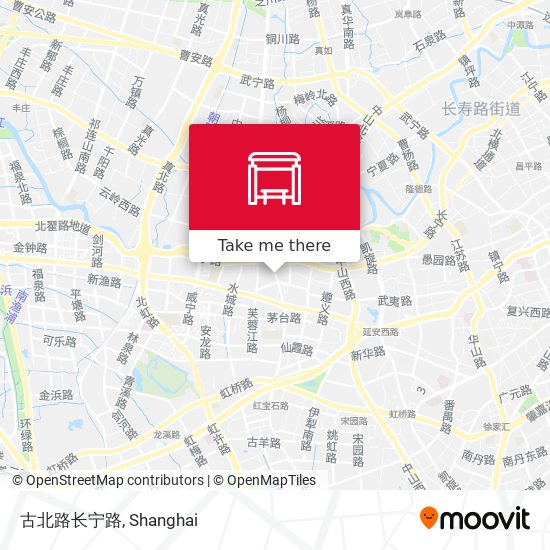 古北路长宁路 map