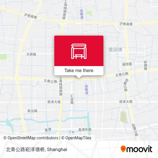 北青公路崧泽塘桥 map