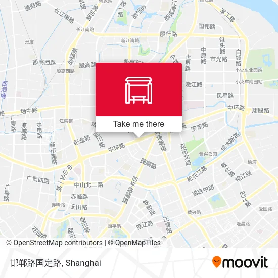邯郸路国定路 map