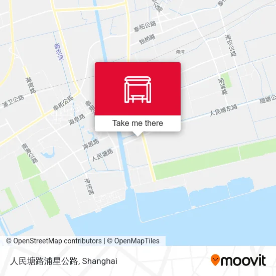 人民塘路浦星公路 map