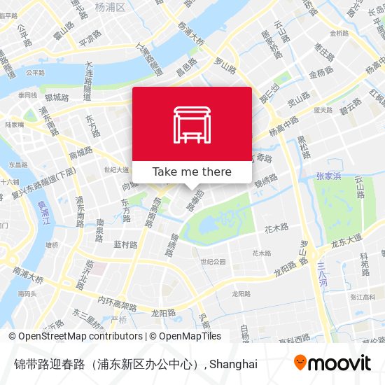 锦带路迎春路（浦东新区办公中心） map