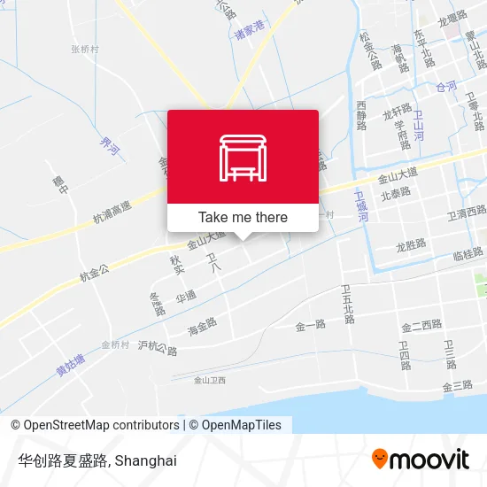 华创路夏盛路 map