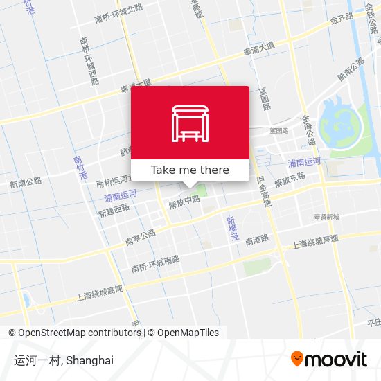 运河一村 map