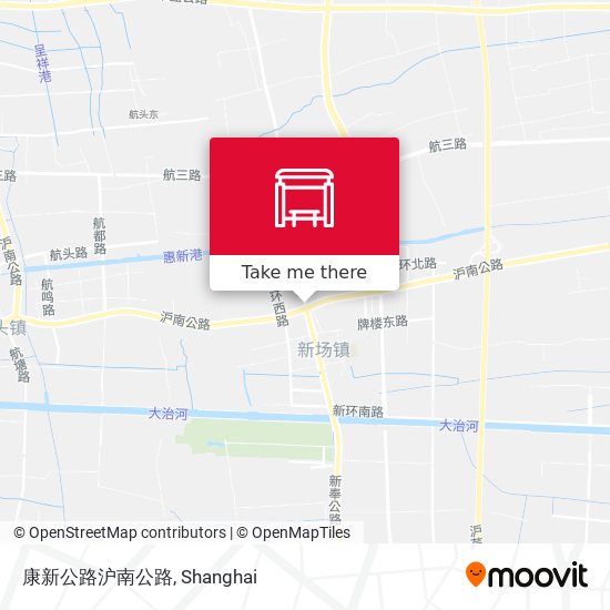 康新公路沪南公路 map