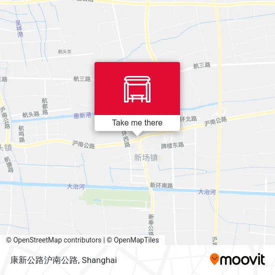 康新公路沪南公路 map