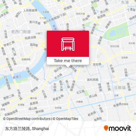 东方路兰陵路 map
