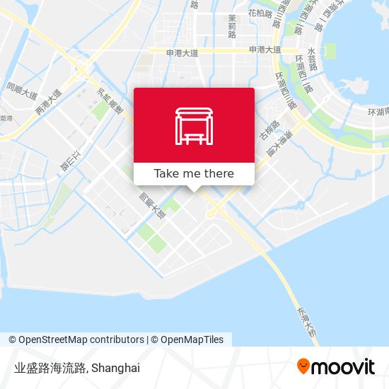 业盛路海流路 map