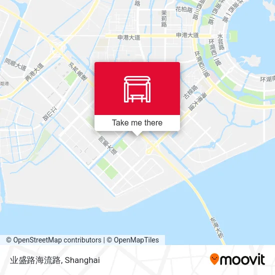 业盛路海流路 map