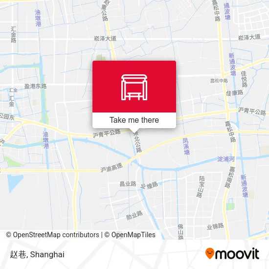 赵巷 map