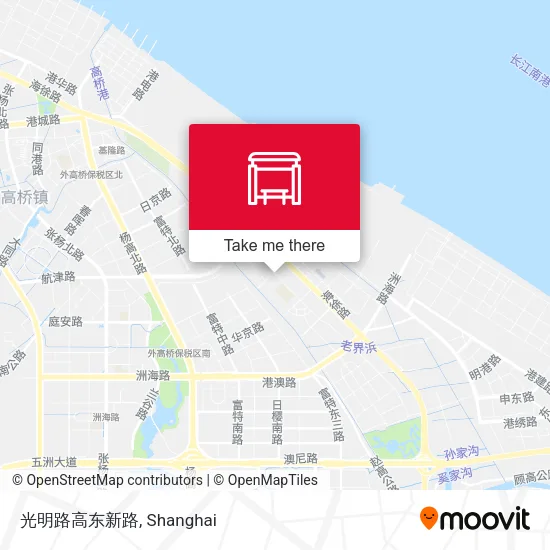 光明路高东新路 map