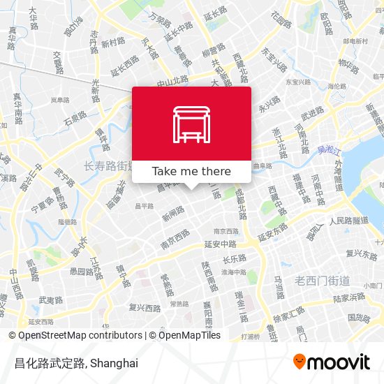 昌化路武定路 map