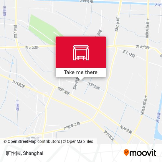 旷怡园 map