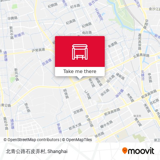 北青公路石皮弄村 map
