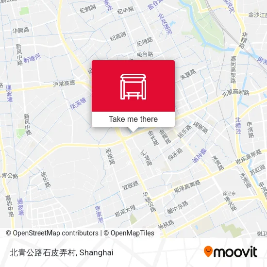 北青公路石皮弄村 map