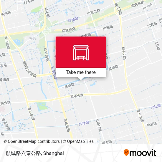 航城路六奉公路 map