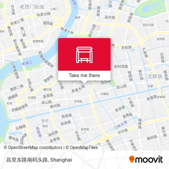 昌里东路南码头路 map