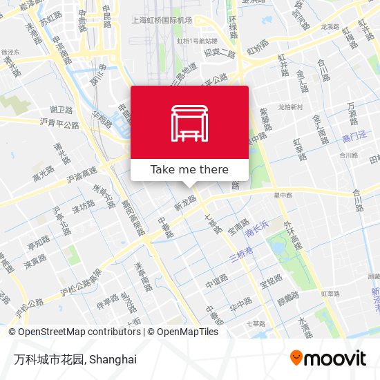 万科城市花园 map