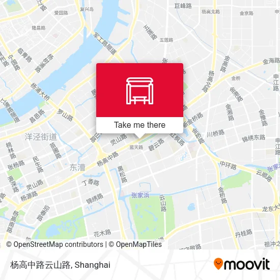 杨高中路云山路 map