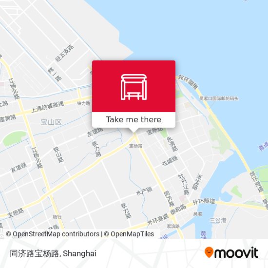 同济路宝杨路 map