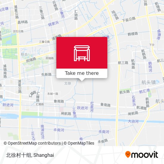 北徐村十组 map