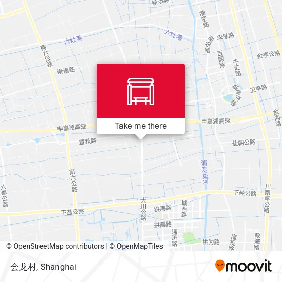 会龙村 map