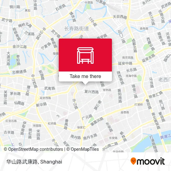 华山路武康路 map