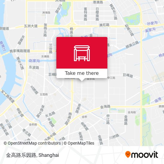 金高路乐园路 map