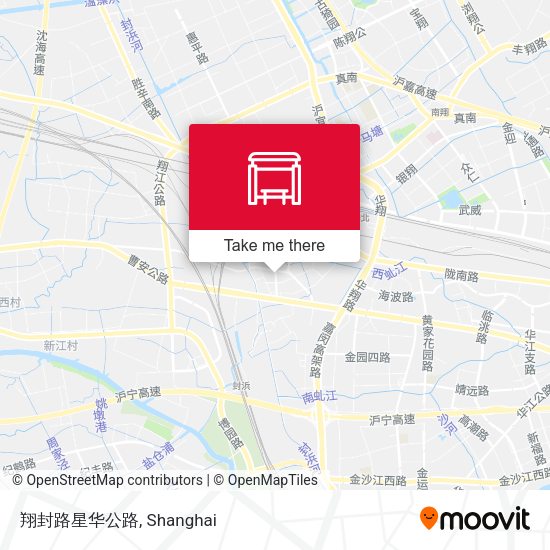 翔封路星华公路 map