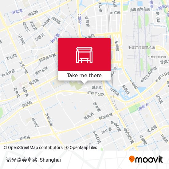 诸光路会卓路 map