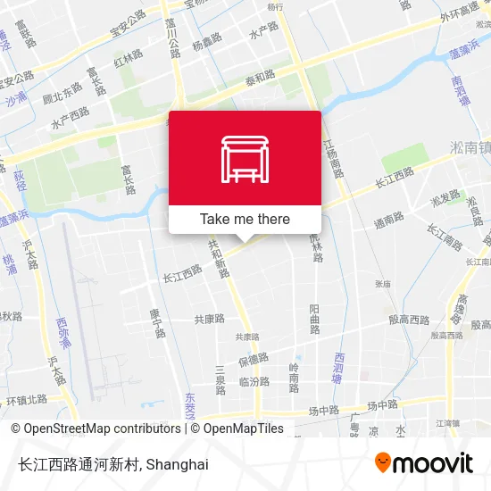 长江西路通河新村 map