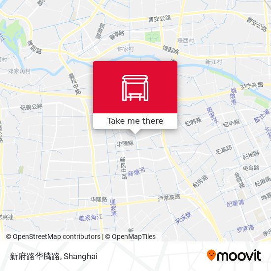 新府路华腾路 map