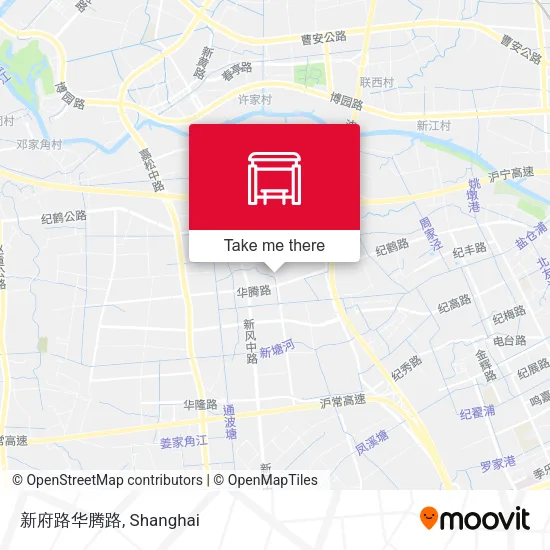 新府路华腾路 map