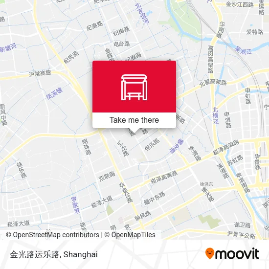 金光路运乐路 map