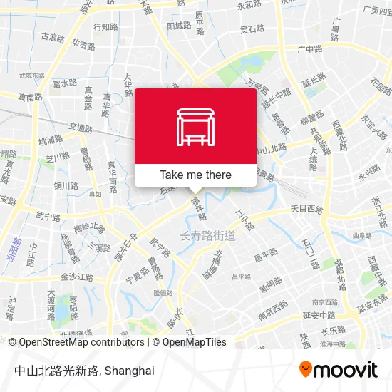 中山北路光新路 map